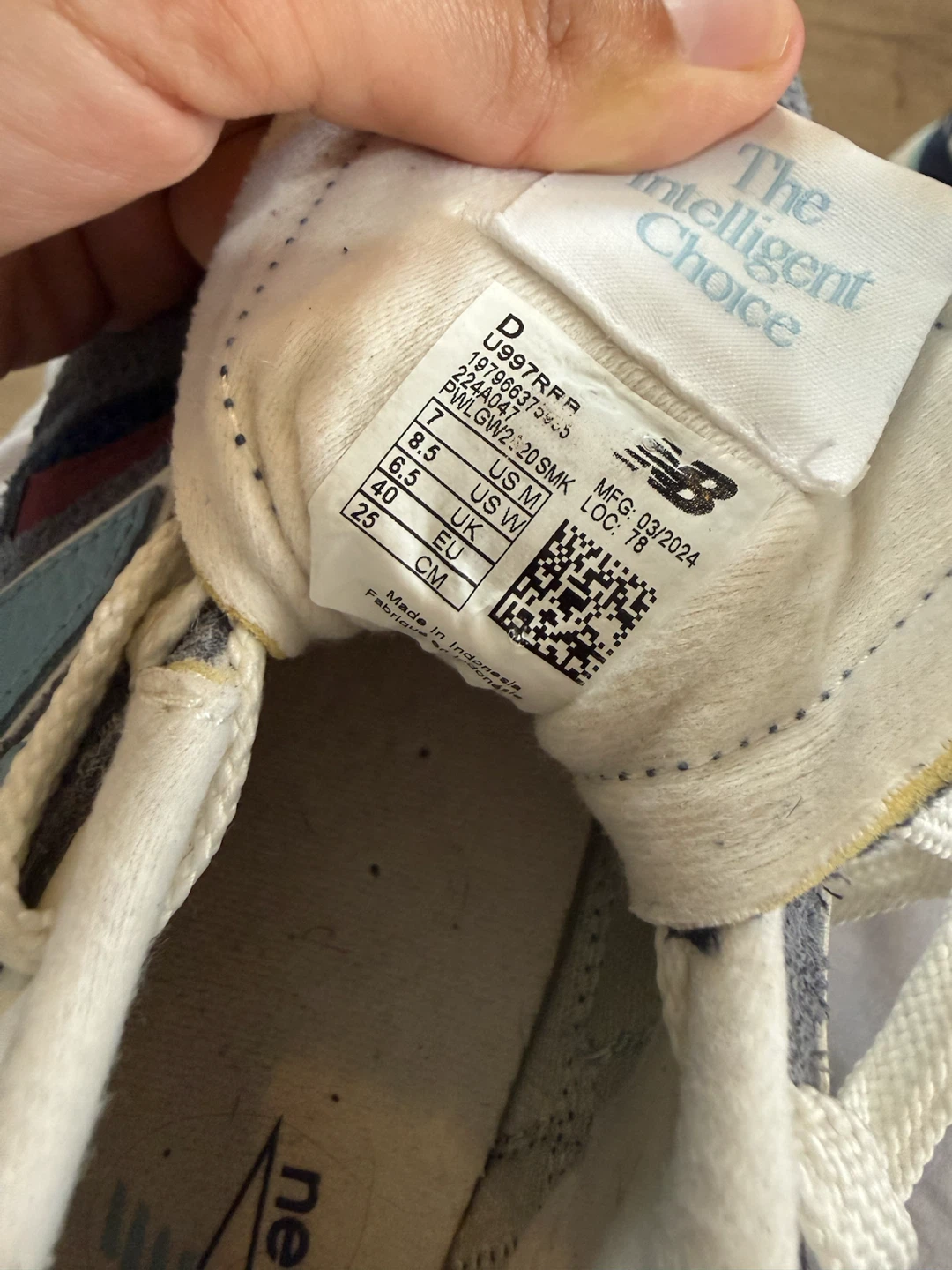 New Balance 997R - Blue - US 7 / UK 6.5