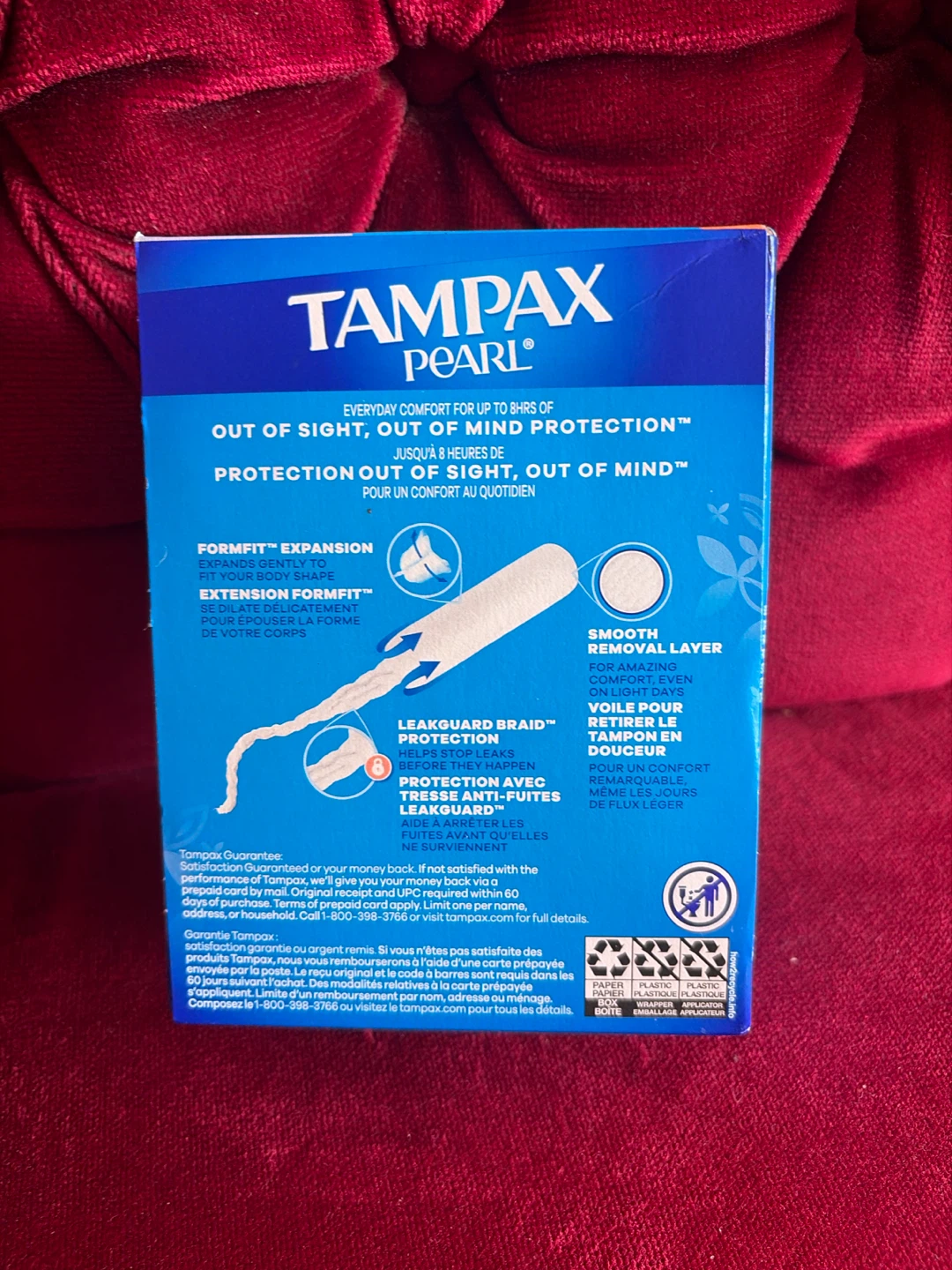 Tampax Pearl Super Plus Tampons, 18 Count - photo 2