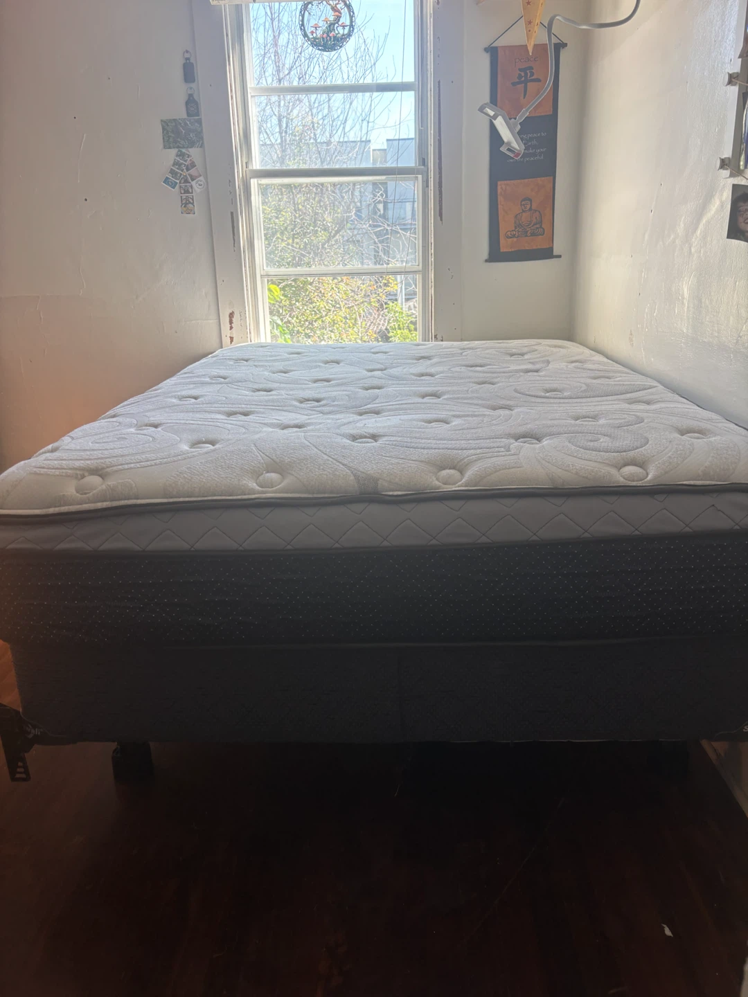 Double Mattress with Box Spring and Metal Frame - photo 3