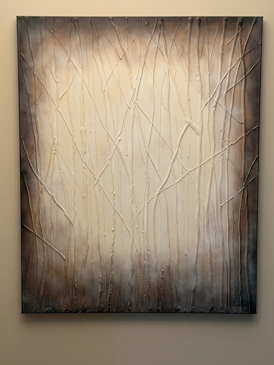 Abstract Textured Wall Art - photo 2