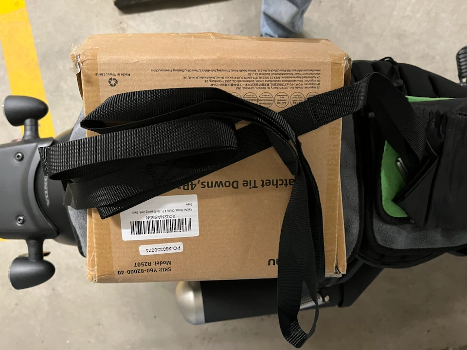 Ohuhu Ratchet Tie Downs - 4 Pack, Black - photo 5