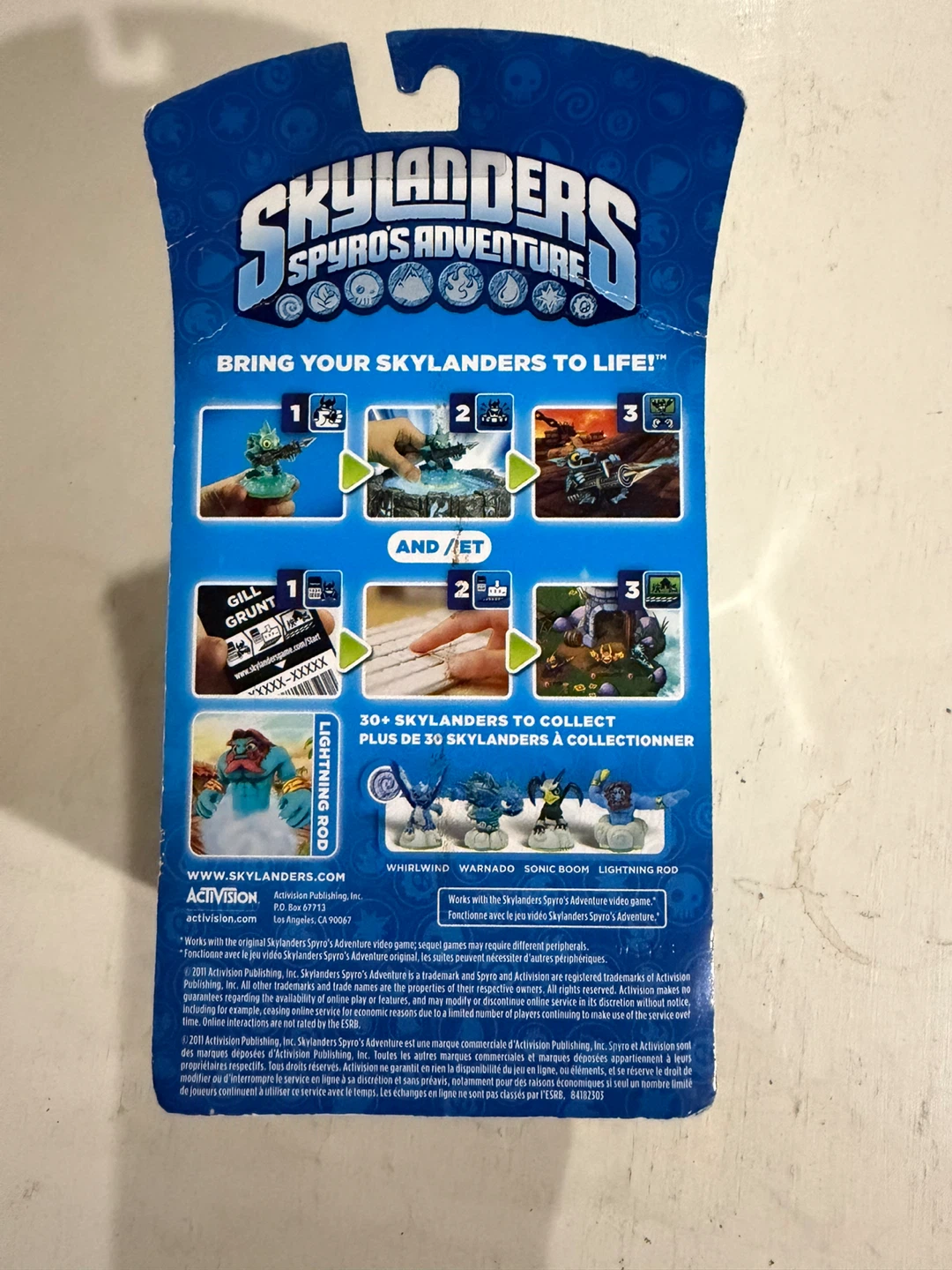 Skylanders: Spyro's Adventure - Lightning Rod Figure New Sealed - photo 2