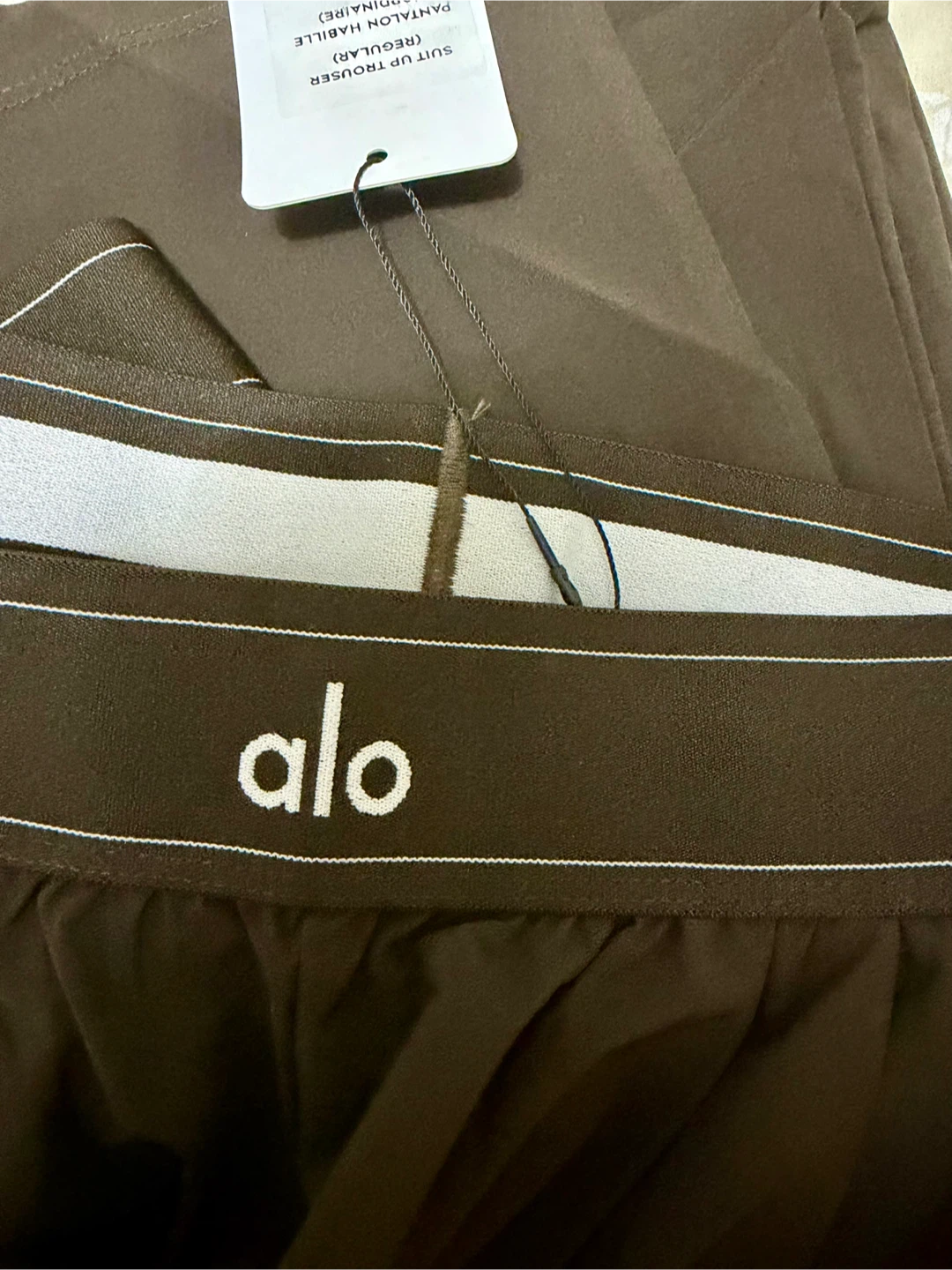 Ali Suit up Truoser size Large brown brand new