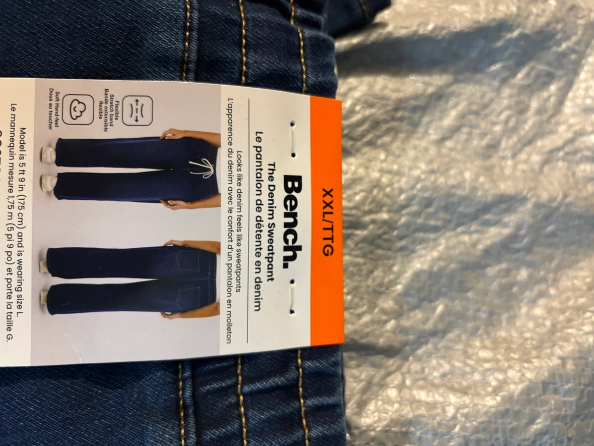 Ladies Bench The Denim Sweatpants XXL/TTG - photo 2