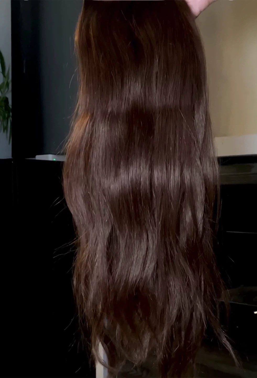 Paid $175 HUMAN HAIR CLIP- IN EXTENSIONS 7PCS 16″