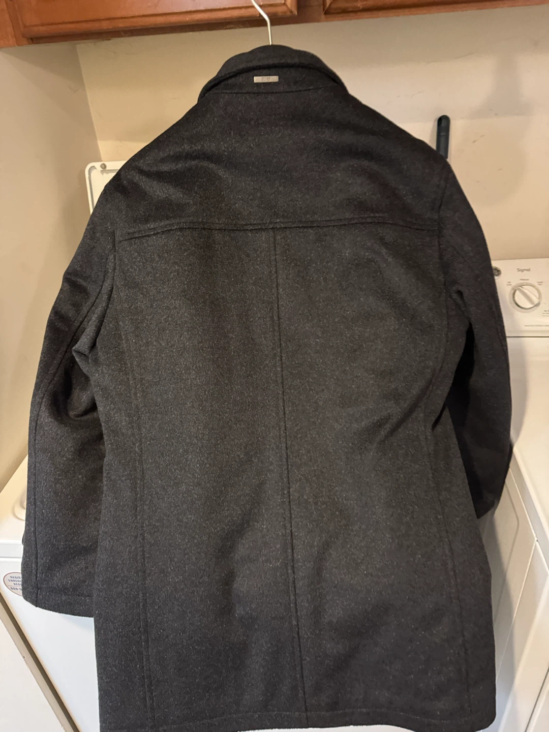 BOSS Hugo Boss Charcoal Wool Blend Coat - Size 48 - photo 2