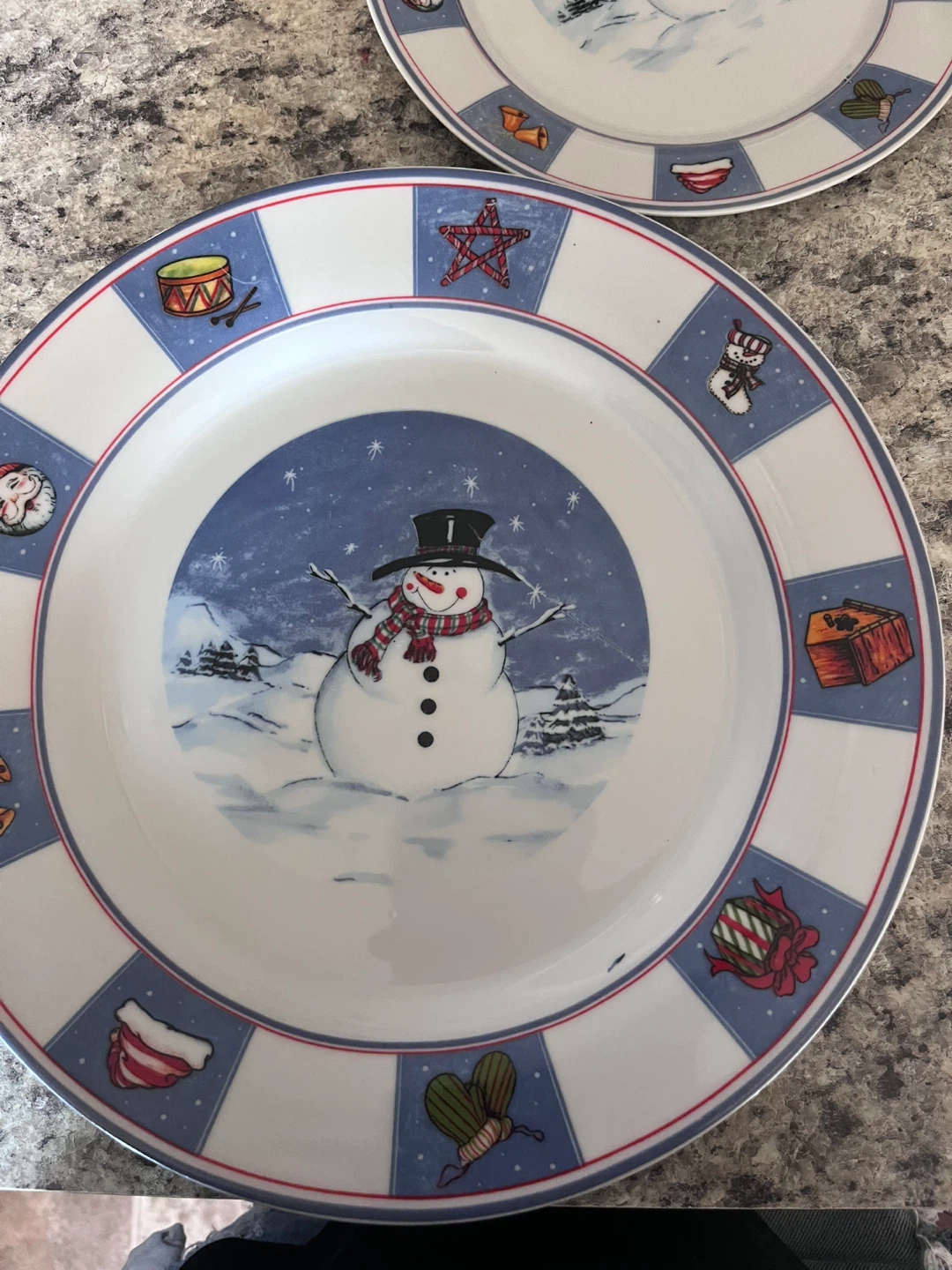 Christmas Snowman dinner set 8 pieces - photo 2