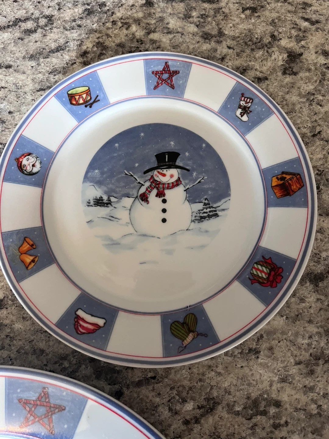 Christmas Snowman dinner set 8 pieces - photo 3