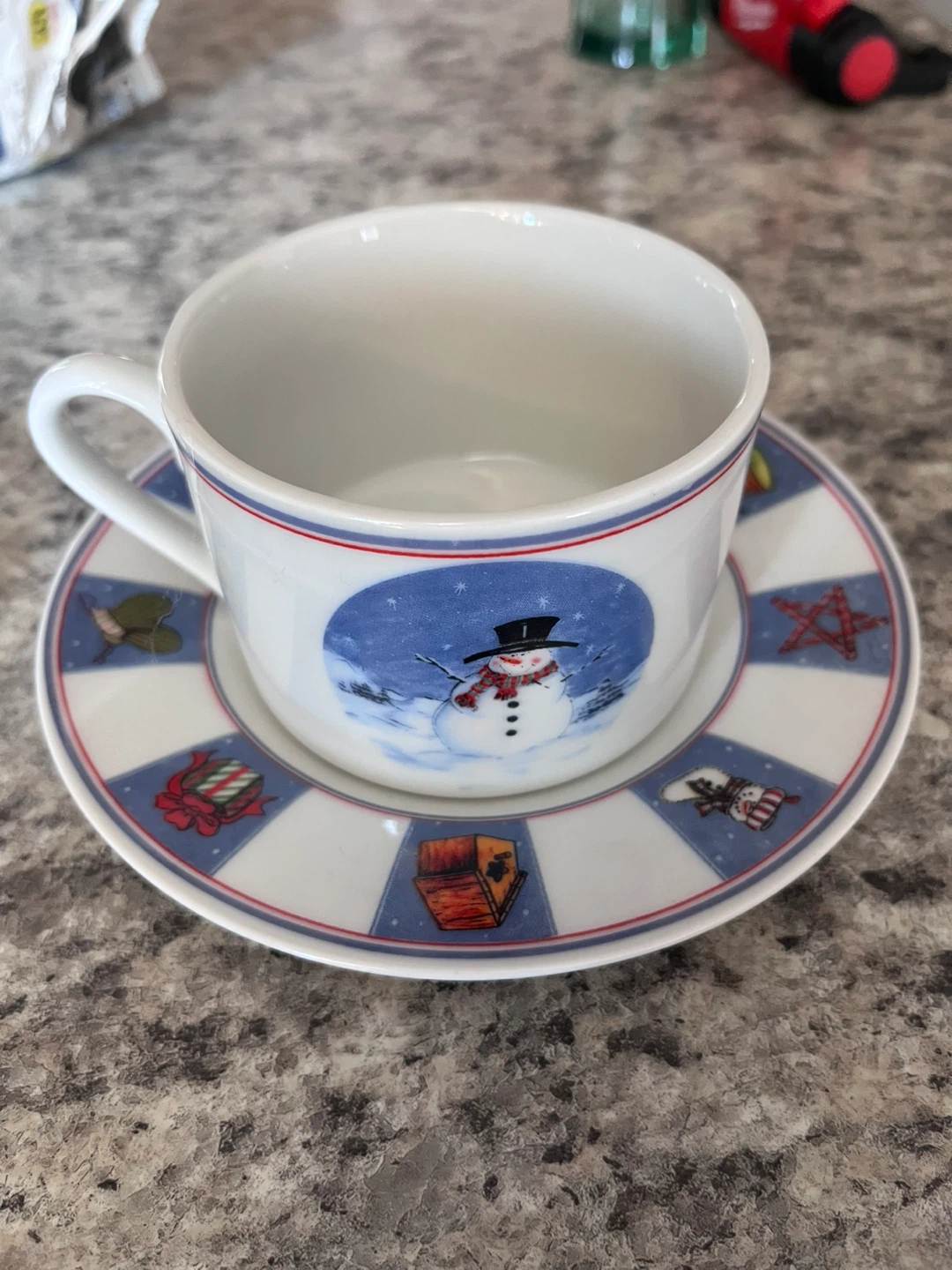 Christmas Snowman dinner set 8 pieces - photo 4