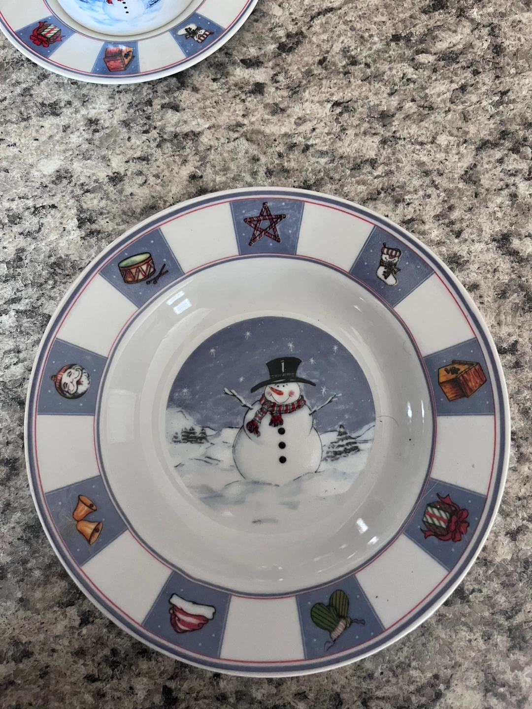 Christmas Snowman dinner set 8 pieces - photo 5