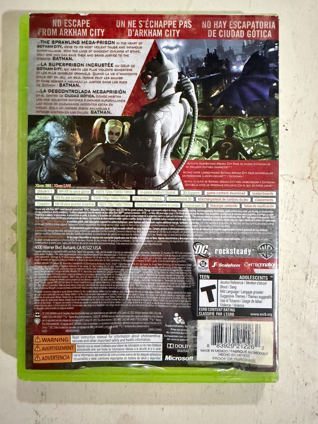 Batman: Arkham City (Xbox 360) - CIB - photo 2