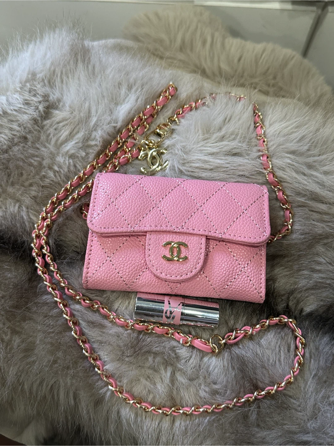 Chanel Quilted Wallet on Chain