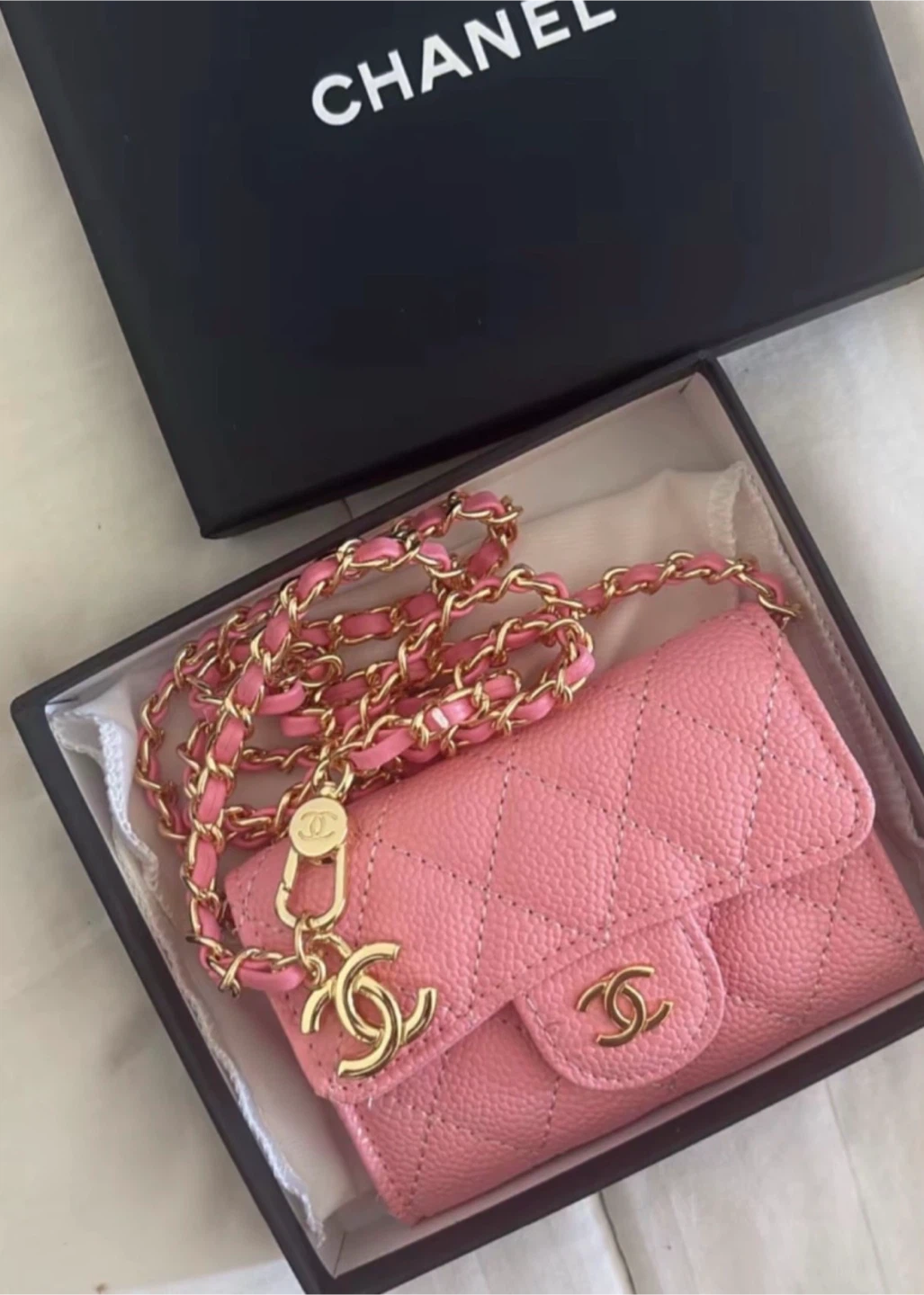 Chanel Quilted Wallet on Chain - photo 3