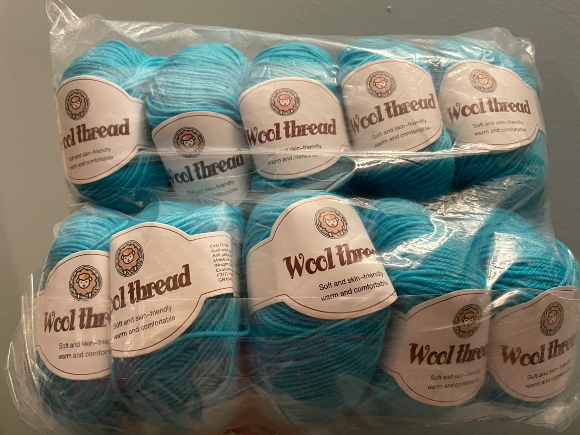 Wool Thread Yarn - Turquoise