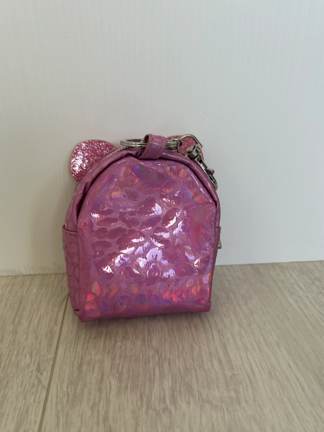 Pink Animal Mini Backpack Keychain - photo 2