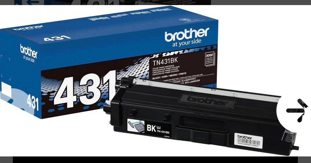 Brother TN431BK Toner Cartridge