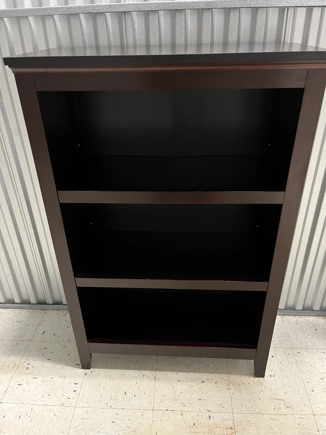 Dark Brown 4-Shelf Bookcase