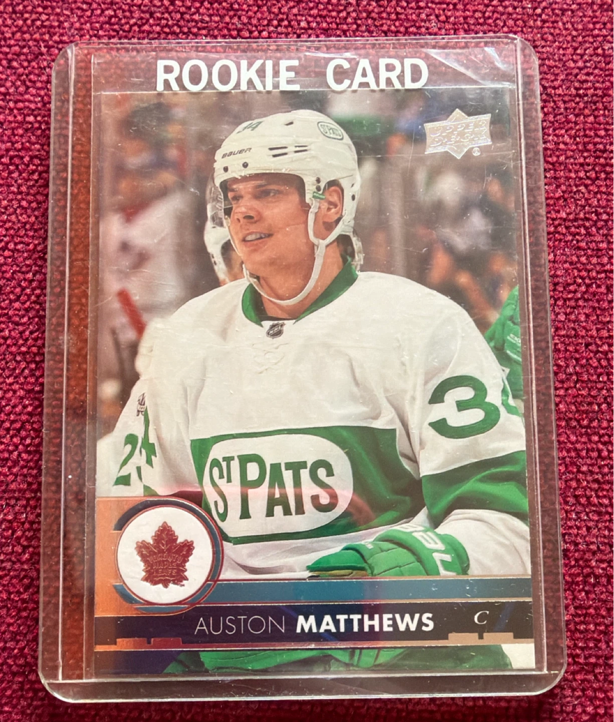 Auston Matthews Rookie Card 170 - 2017-18 Upper Deck Series