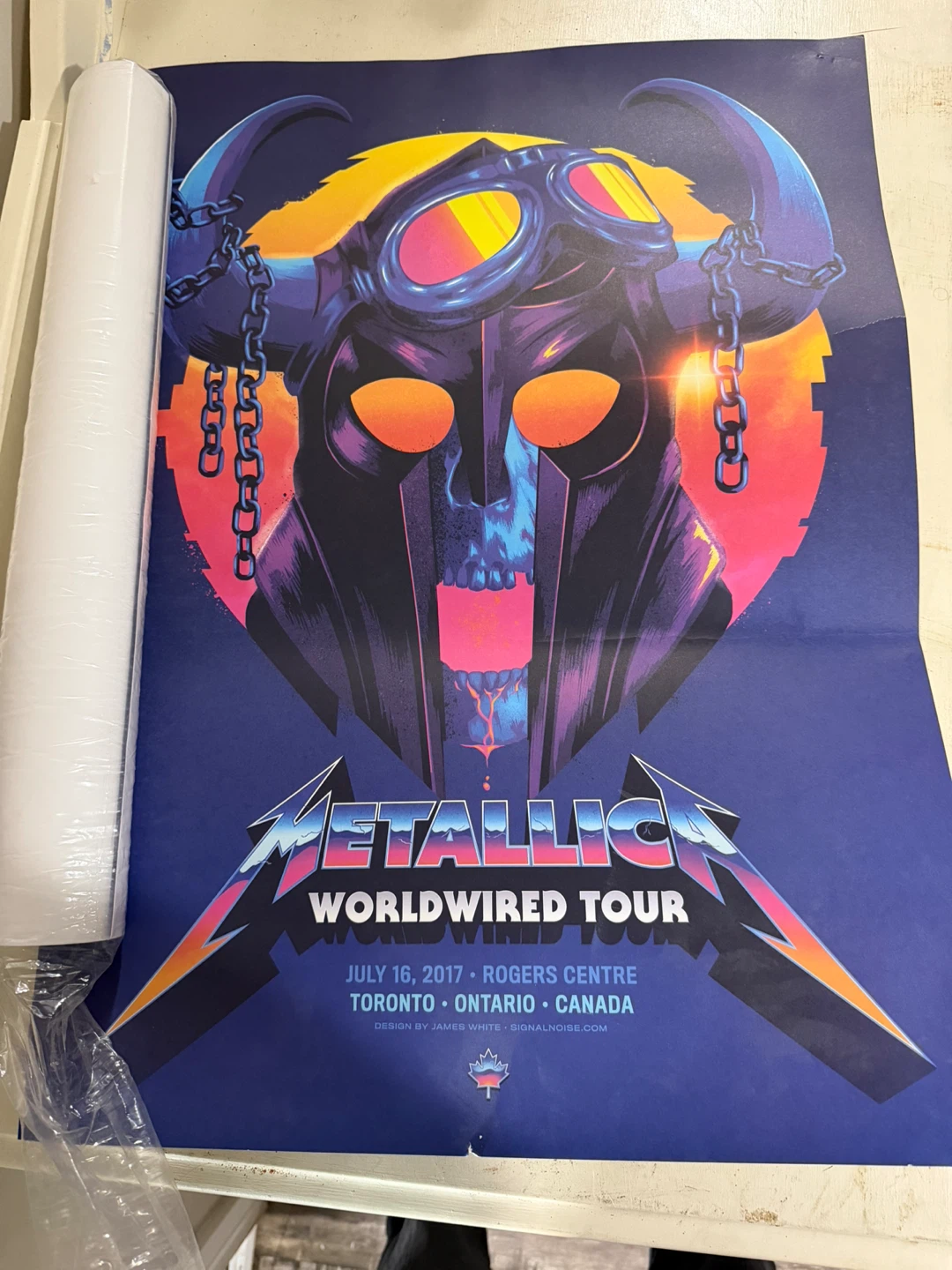 Metallica Toronto 2017 WorldWired Tour Poster James White