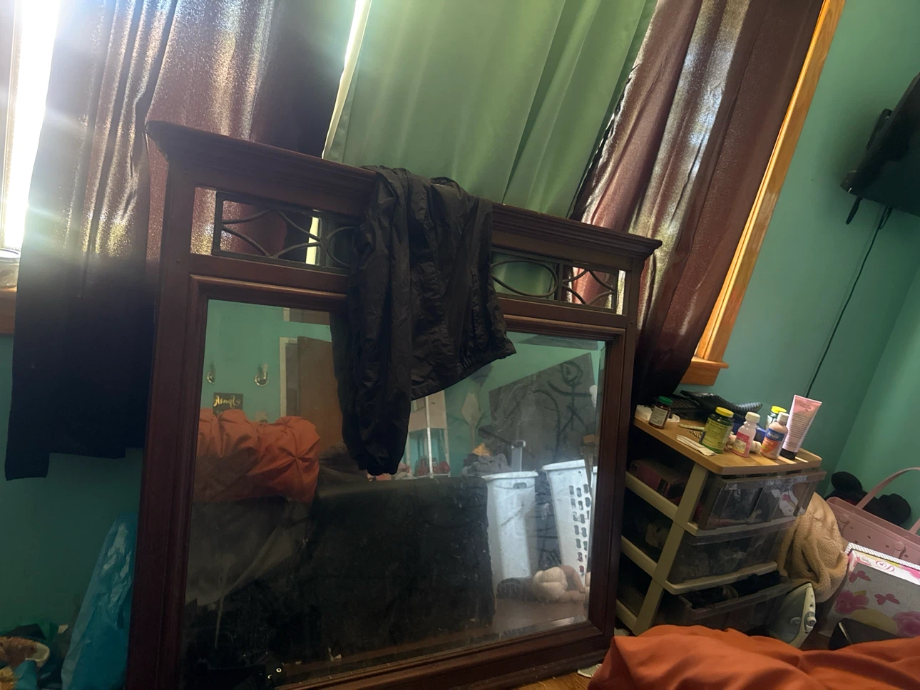 Wooden Framed Mirror