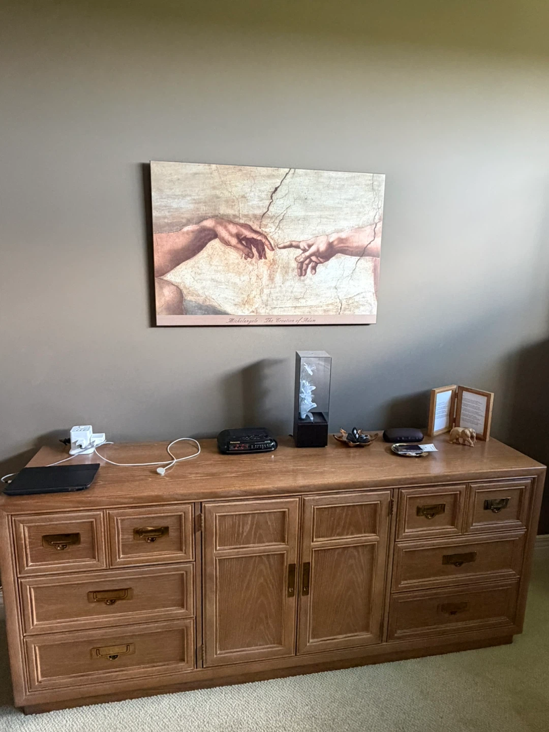 The Creation of Adam Replica