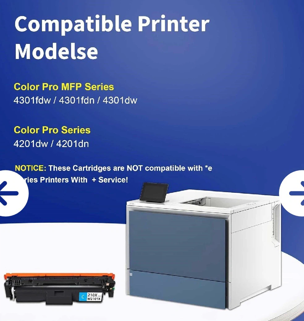 Janbulome 210X Cyan Toner Cartridge for Xerox Color Pro MFP Ser - photo 2