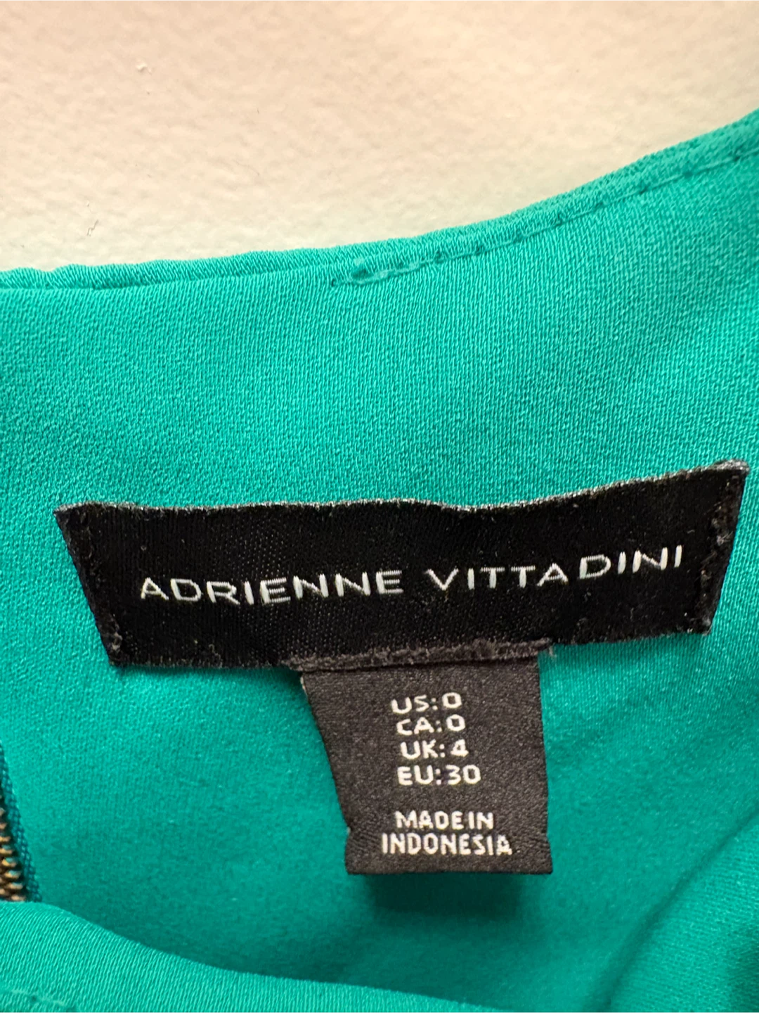 Adrienne Vittadini Teal Sheath Dress US 0 - photo 3