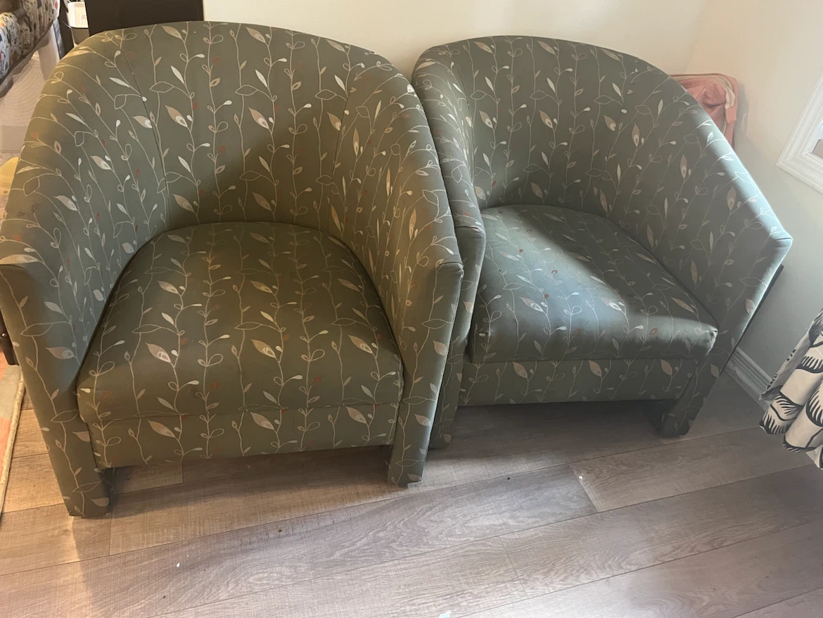 Set of 2 Barrel Chairs - photo 4