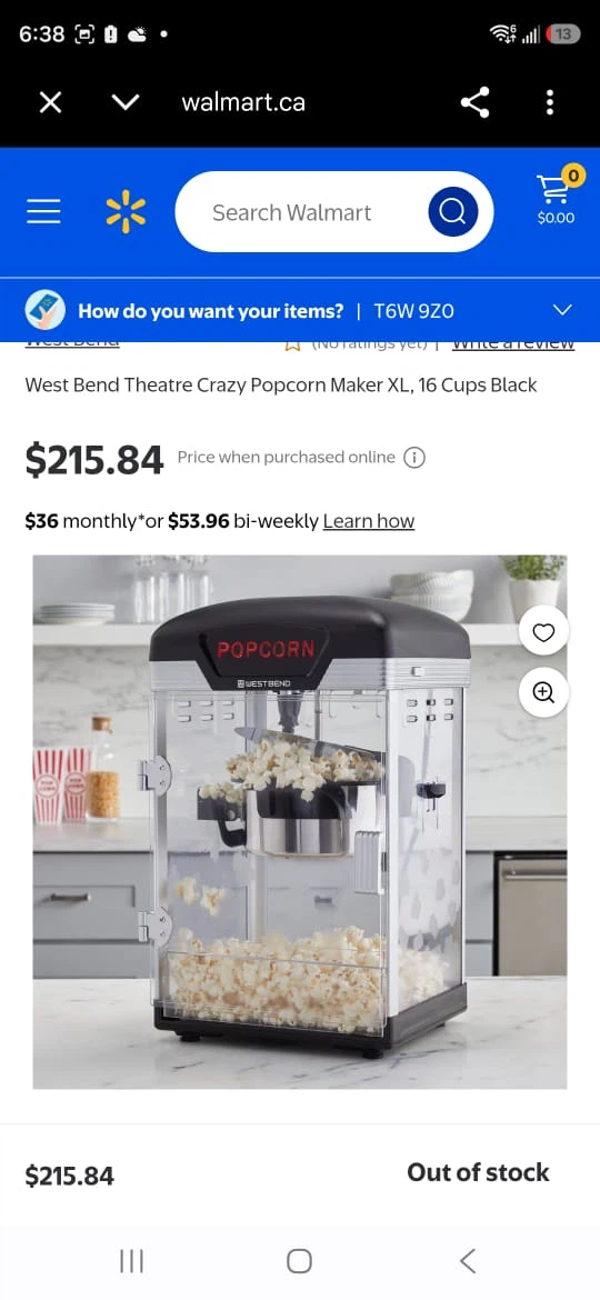 West Bend Theatre Popcorn Maker XL, 16 Cups, Black - photo 2