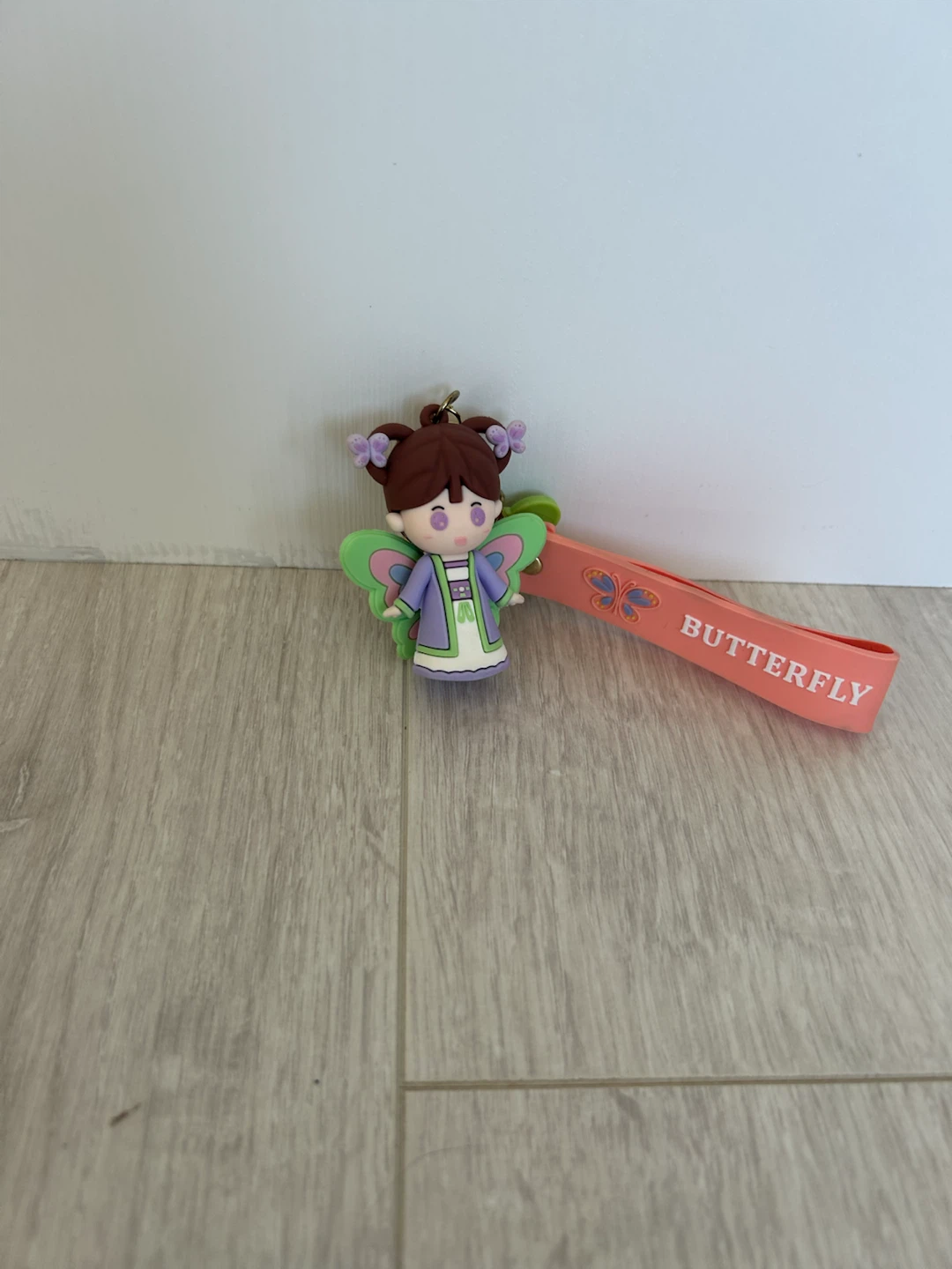 Cute Butterfly Charm Keychain