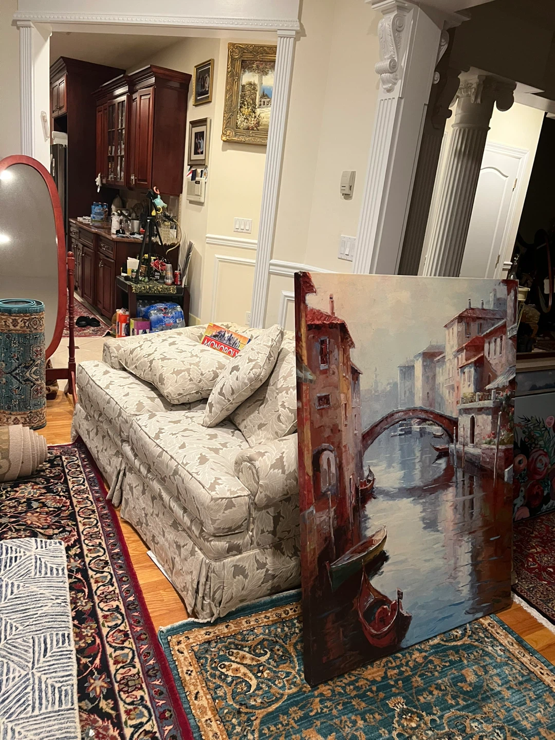 Furst sofa custom-made $150 Framed Landscape Painting - photo 2