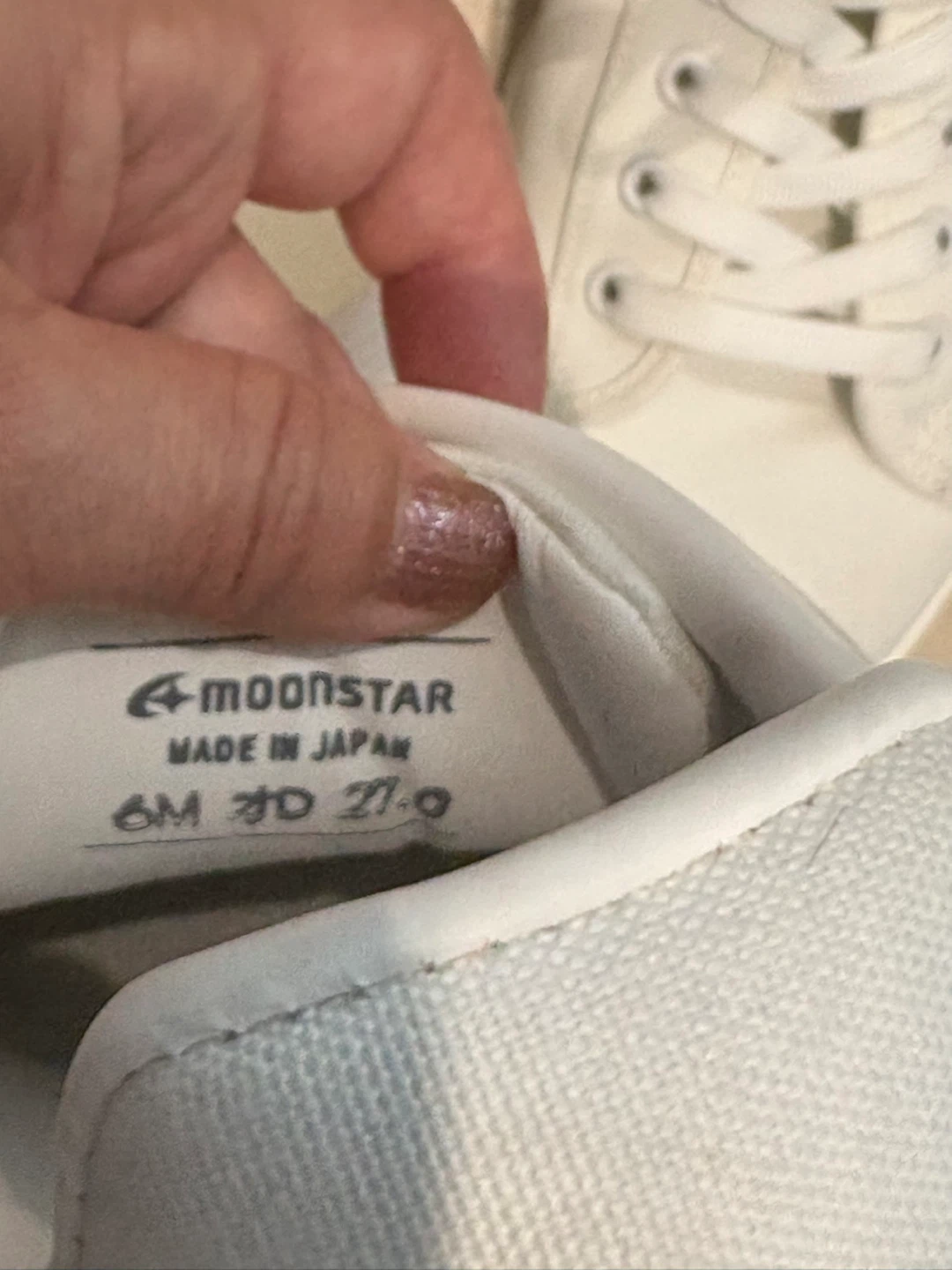 Moonstar CHIC INJECTION RALY VUL white sneakers 6M/27cm w Box - photo 2