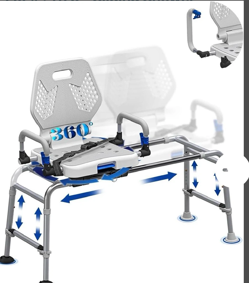 Shower Transfer Bench with Swivel Seat G401