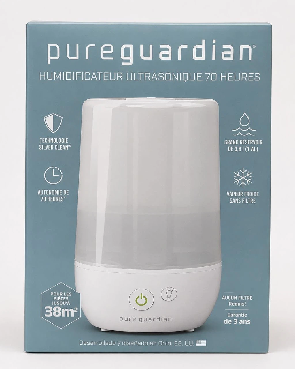 PureGuardian Ultrasonic Humidifier - photo 2