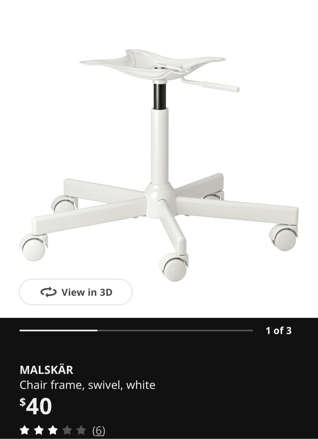 IKEA TOSSBERG Seat Shell and Malskär Chair Frame - photo 4