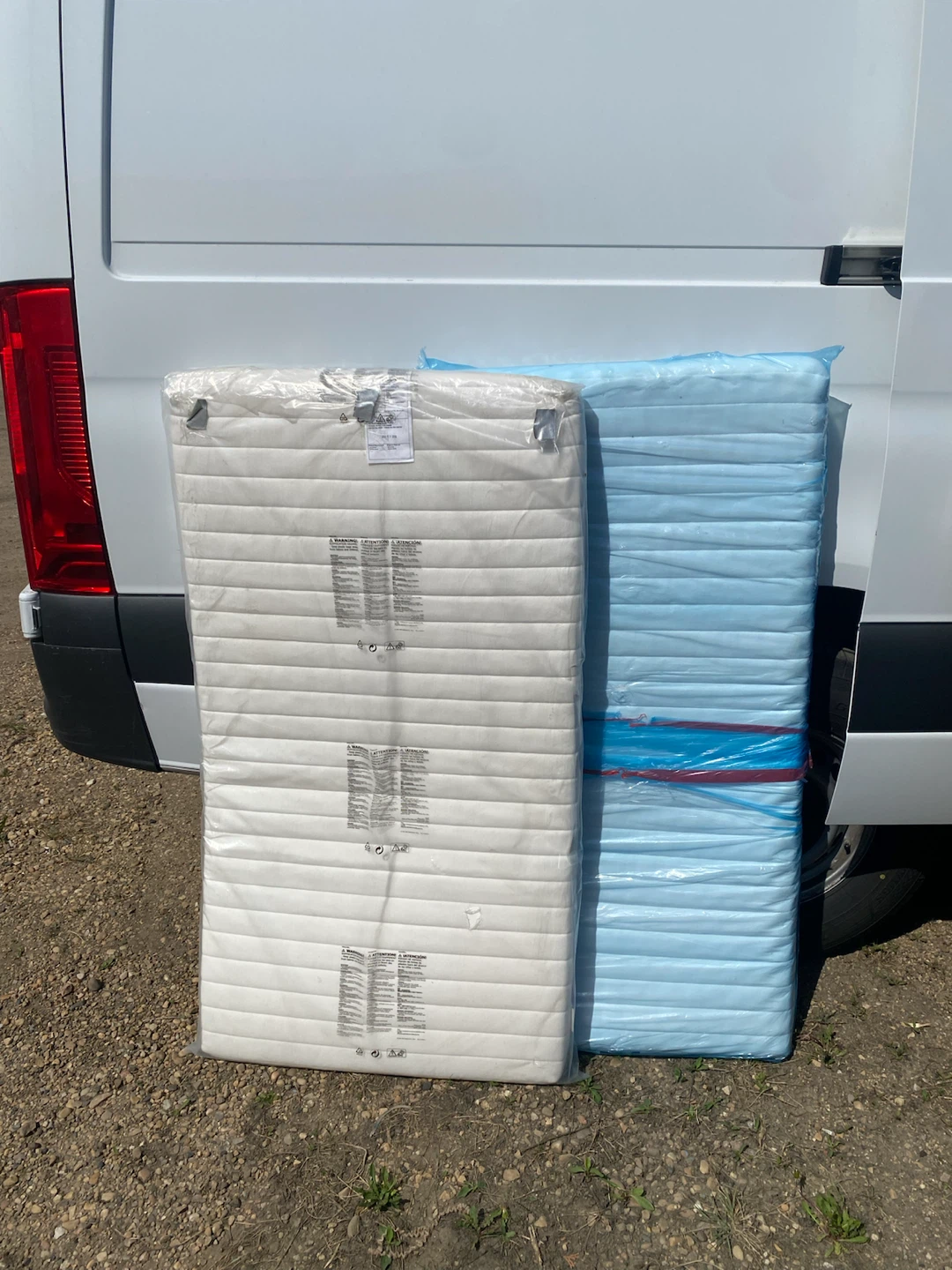 Two Mattresses with Covers
