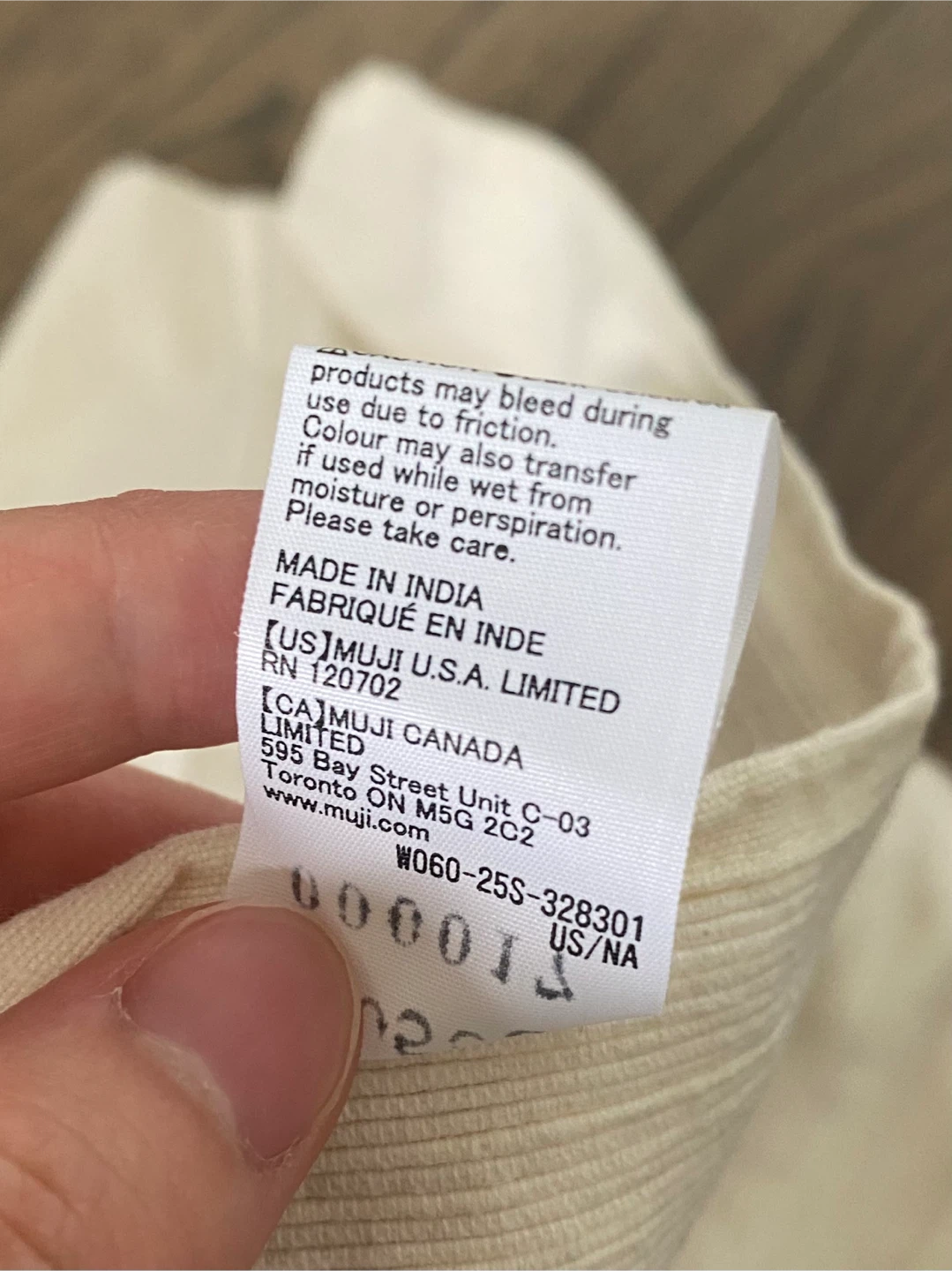 100% Cotton Thick Cloth MUJI - photo 3