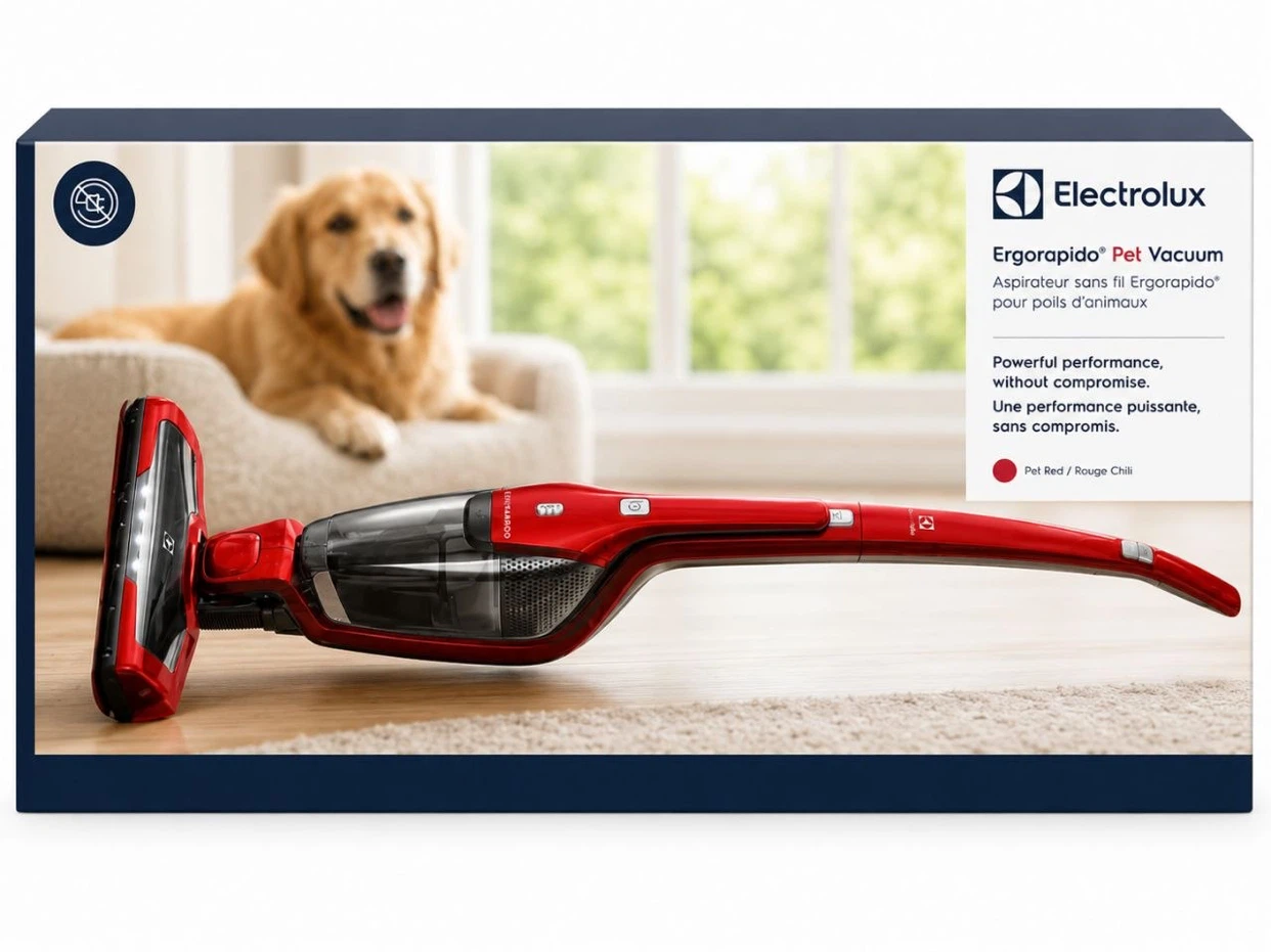 Electrolux Ergorapido Stick Vacuum - Chili Red - photo 2
