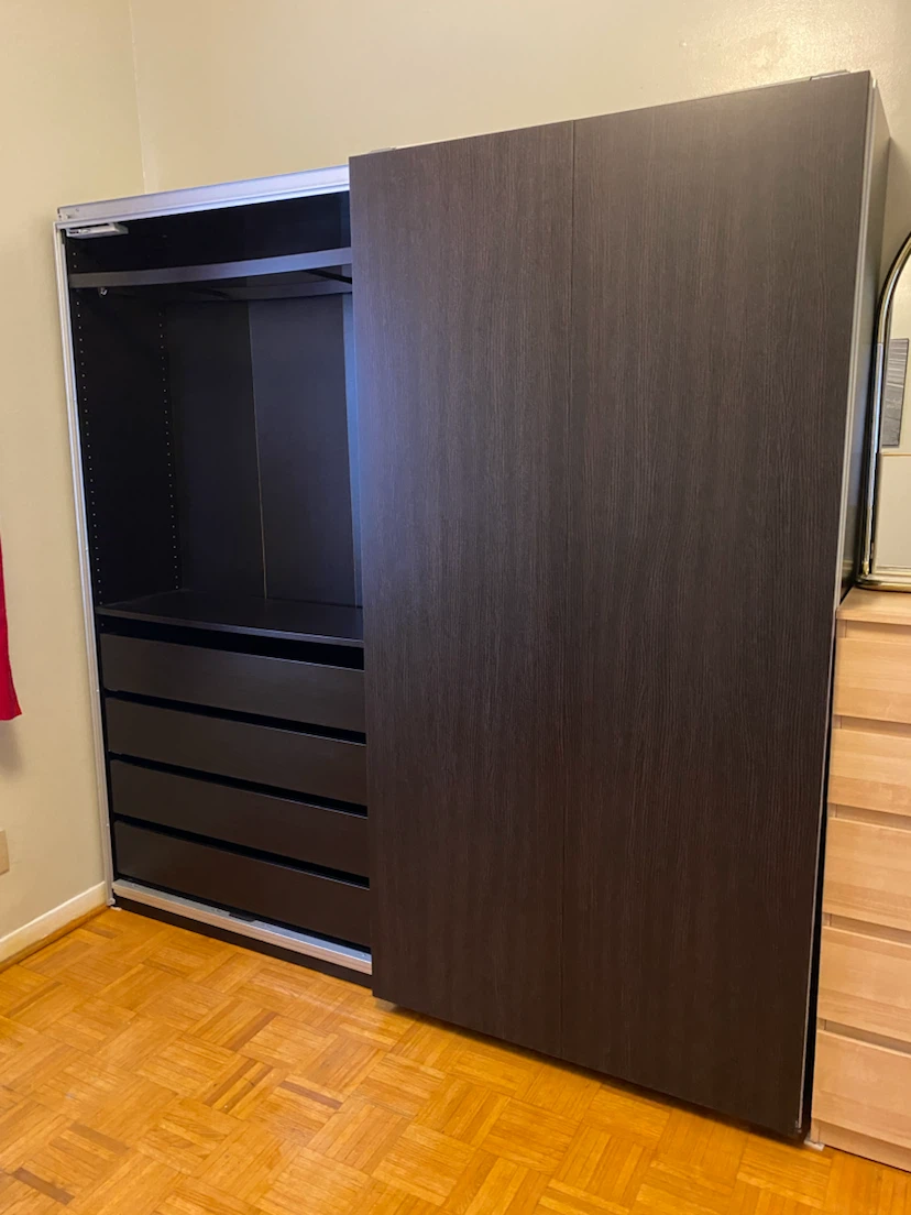Ikea PAX wardrobe, shallow depth