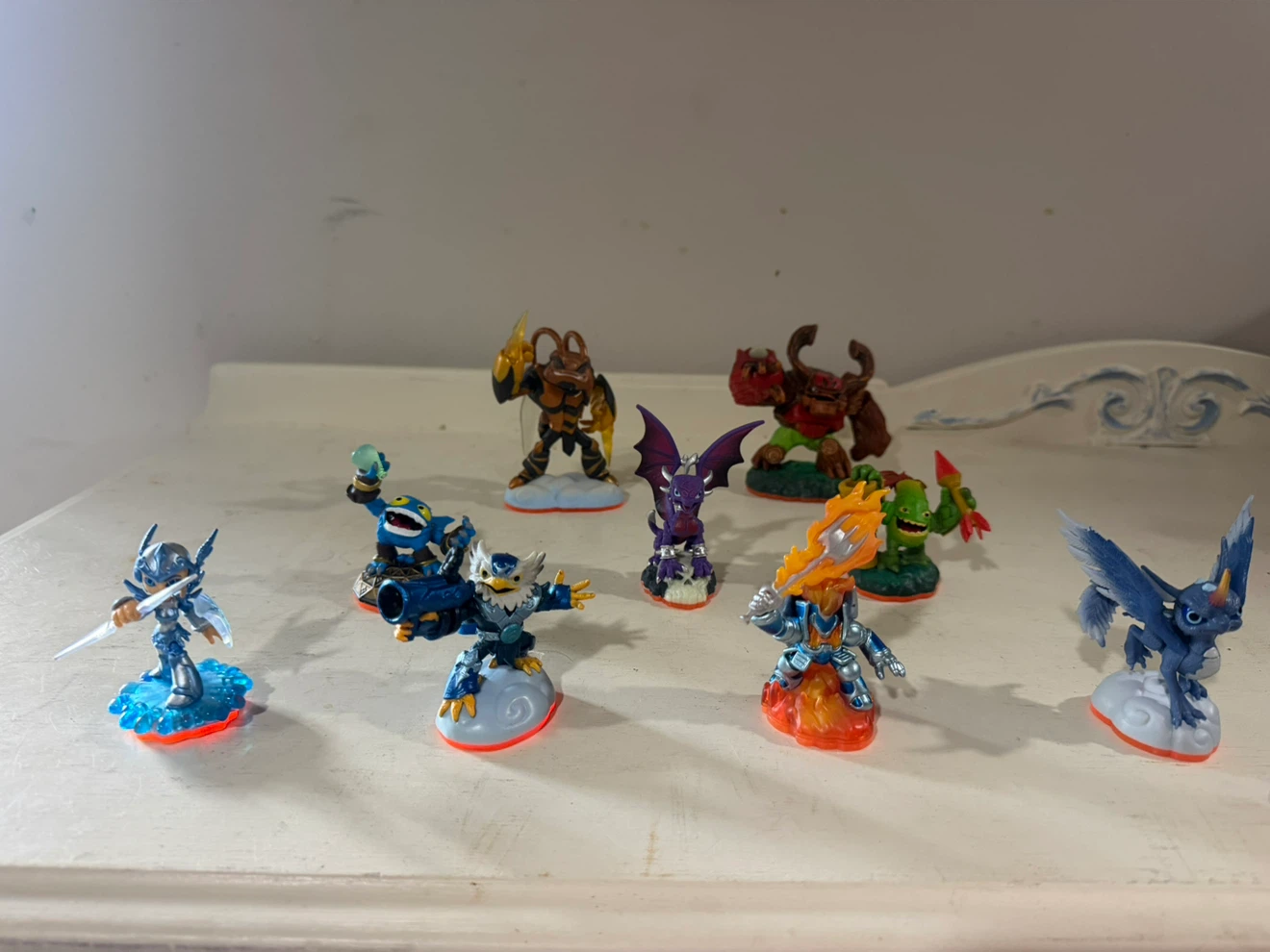 Skylanders Giants 8-Figure Lot Jet-Vac Chill Ignitor Cynder