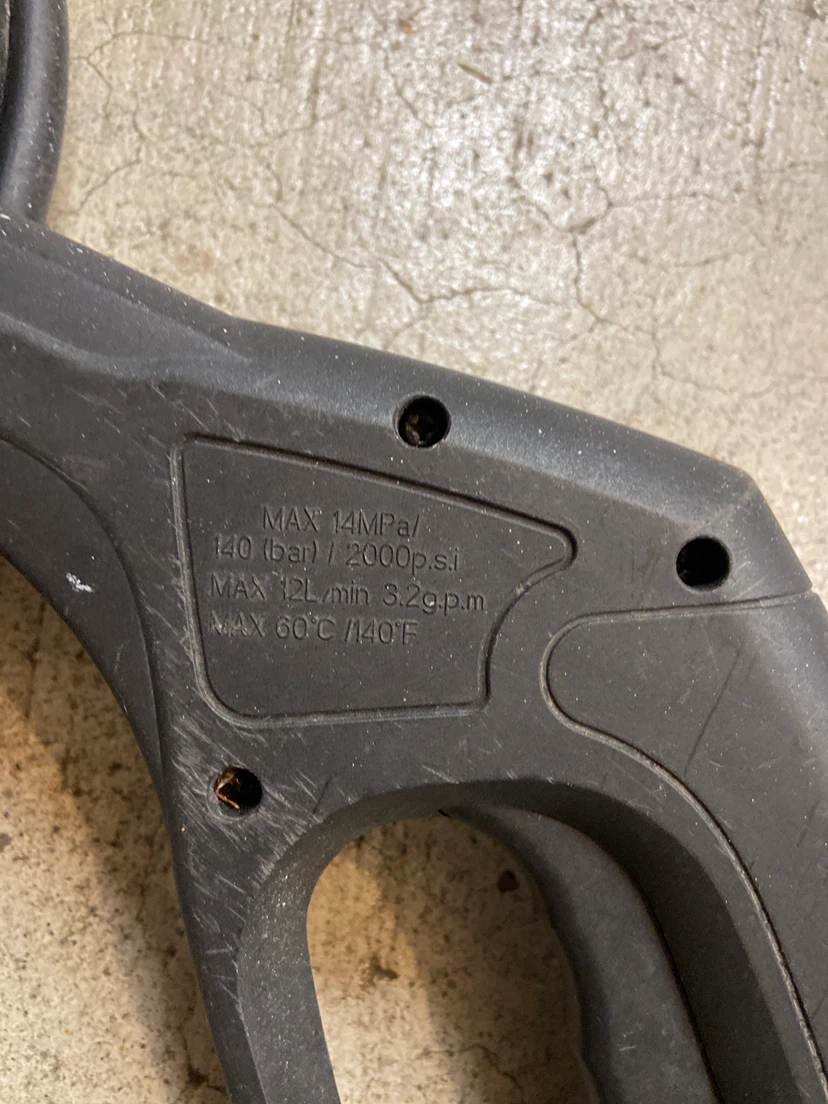 Pressure Washer Gun and Hose