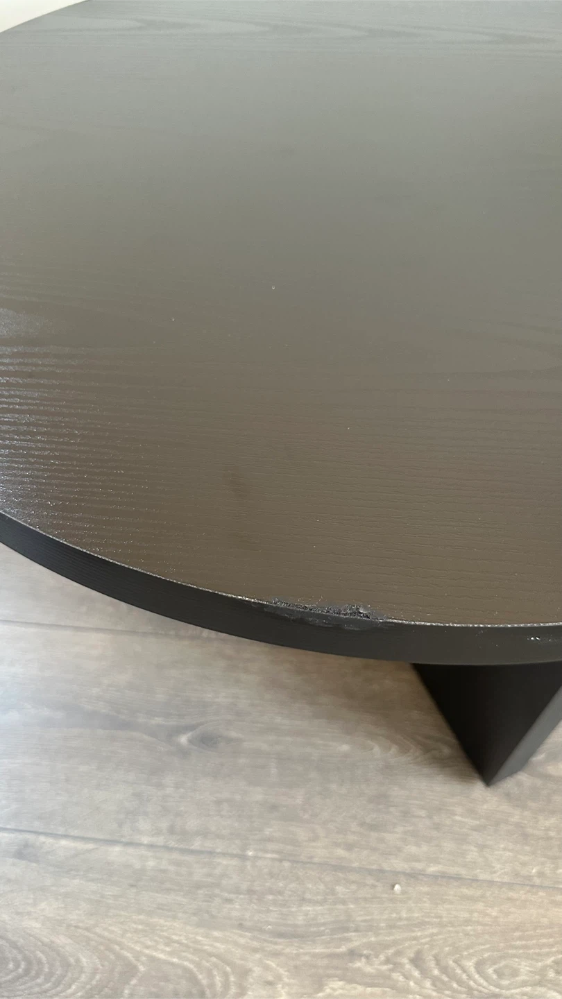 Black Round Coffee Table - photo 5