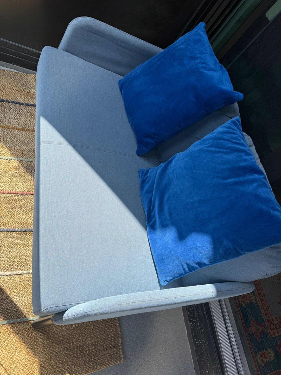 Light Blue Loveseat - IKEA GLOSTAD