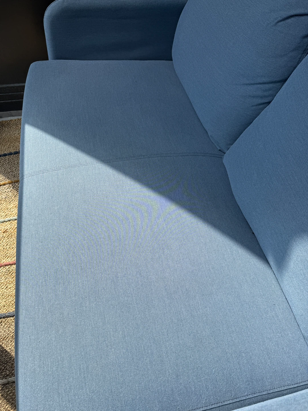 Light Blue Loveseat - IKEA GLOSTAD - photo 4
