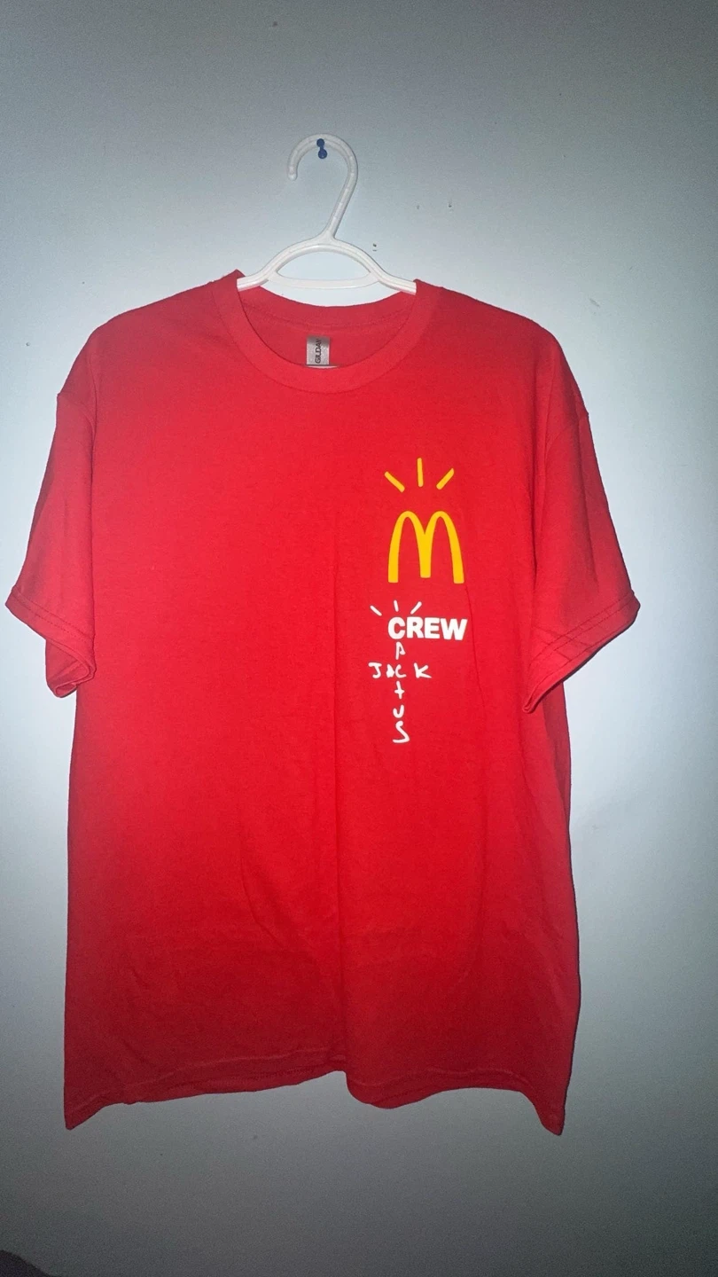 McDonald’s x cactus jack tee shirt