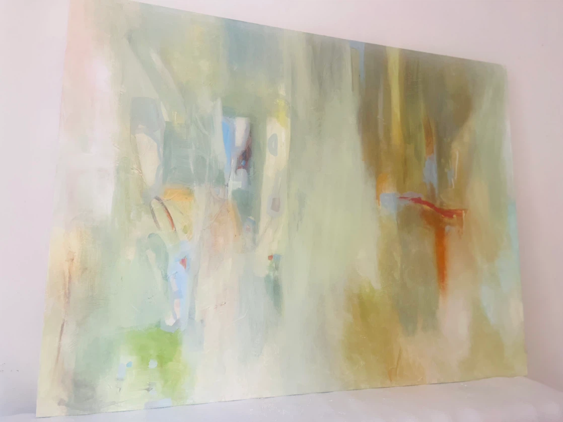 Abstract Landscape Painting 30 x 40” - photo 3