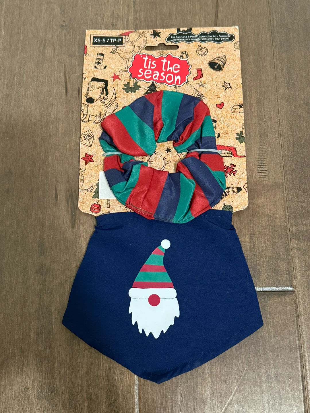 Tis the Season Dog Bandana and Scrunchie Set XS-S