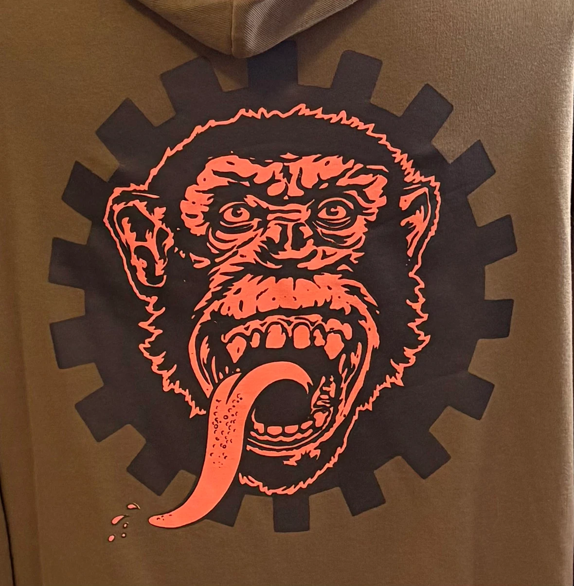 ✨✨Green/Orange Gas Monkey Hoodie