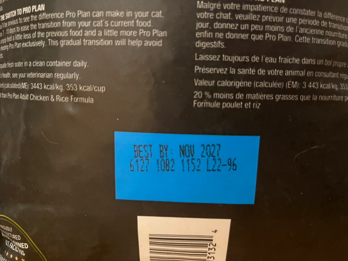 Purina Pro Plan Cat Food, Weight Management, Chicken & Rice 7lb - photo 3