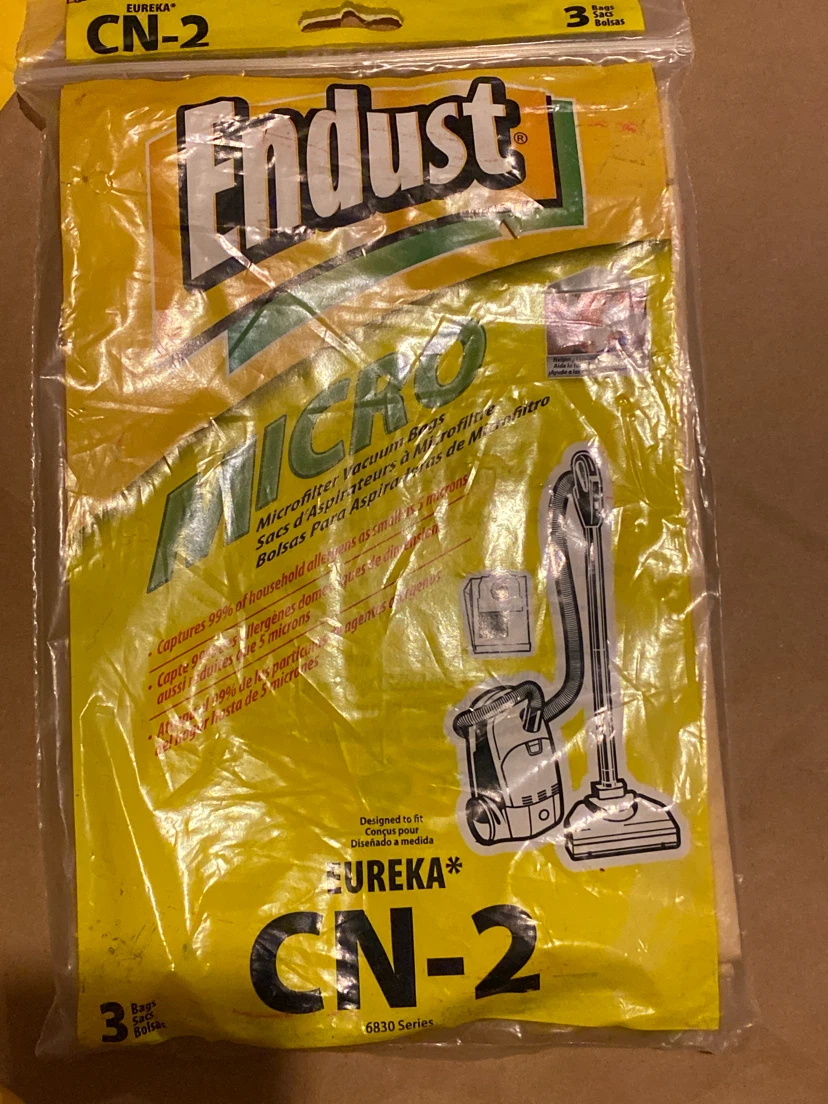 Endust Micro Filter Vacuum Bags CN-2 for Eureka 6830 Series